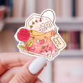 Romance Reader Tea Sticker | Bookish Romance