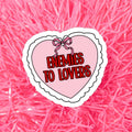 Enemies to Lovers Romance Waterproof Vinyl Sticker: Matte