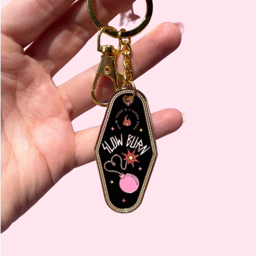 Slow Burn - Bookish Keychain