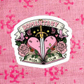 Romantasy Book Waterproof Vinyl Sticker: Matte