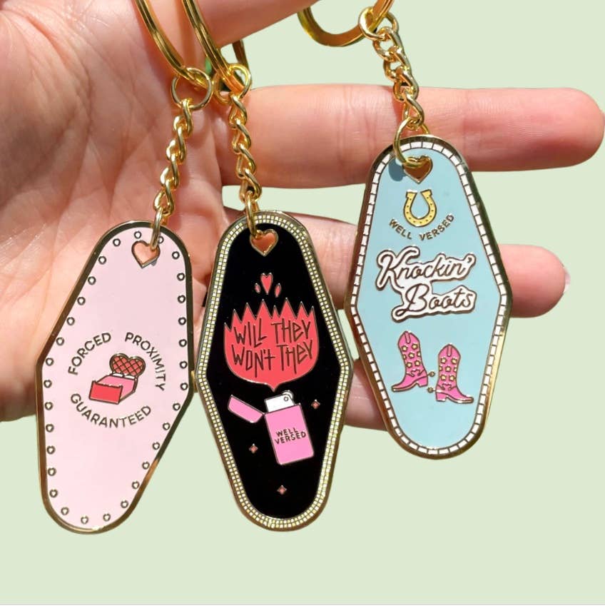 Slow Burn - Bookish Keychain