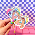 Smut Romance Bookish Book Lover Waterproof Vinyl Sticker: Matte
