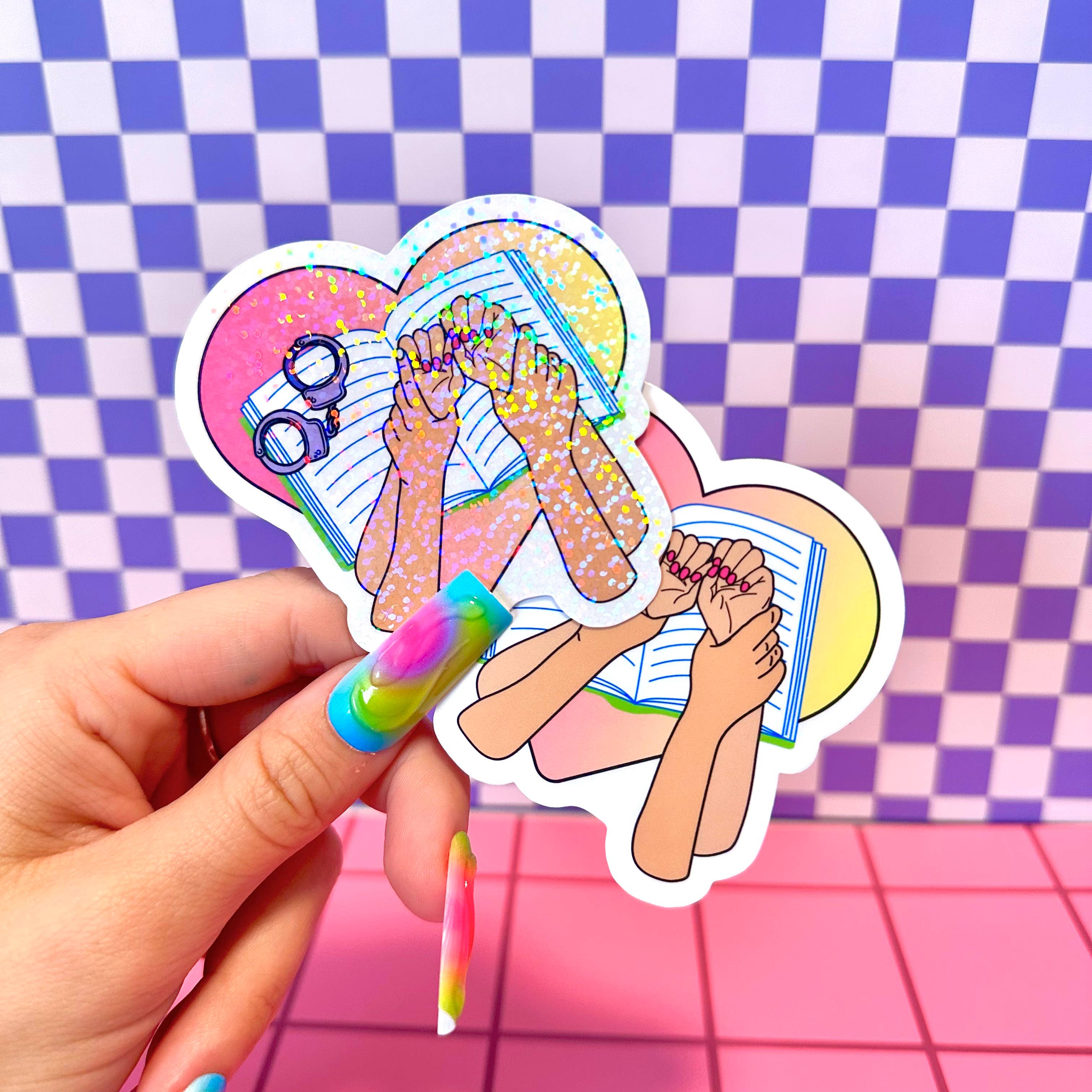 Smut Romance Bookish Book Lover Waterproof Vinyl Sticker: Matte