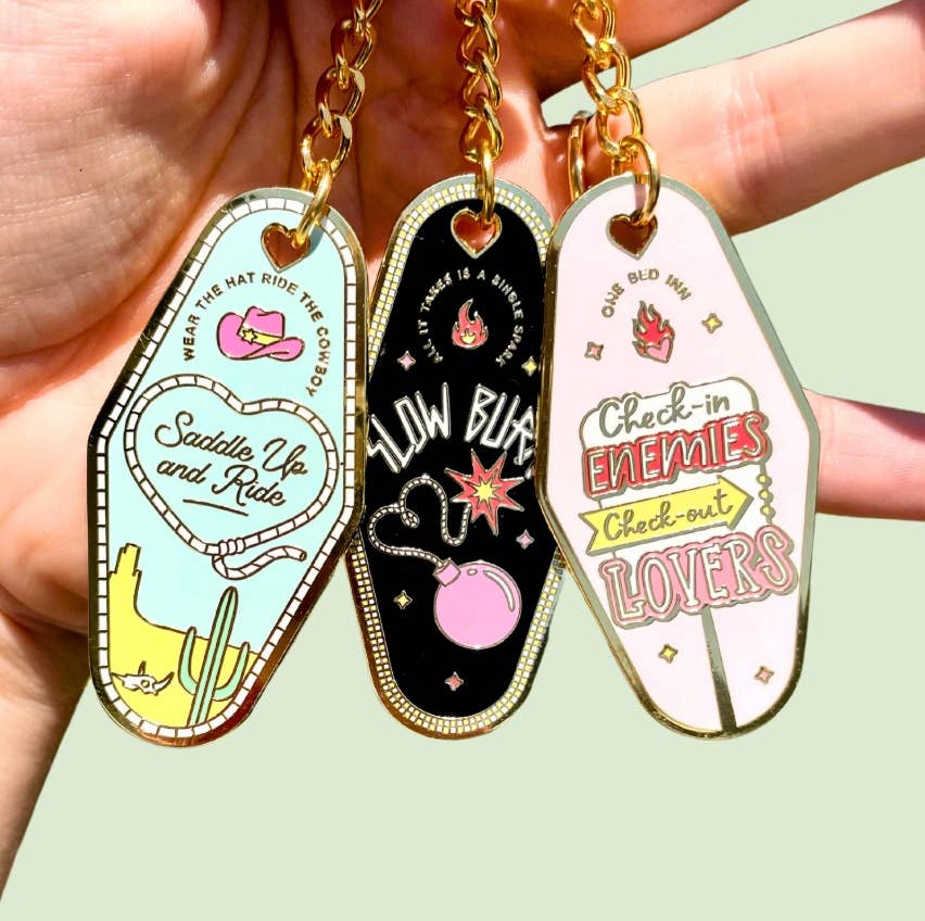 Enemies to Lovers - Bookish Keychain