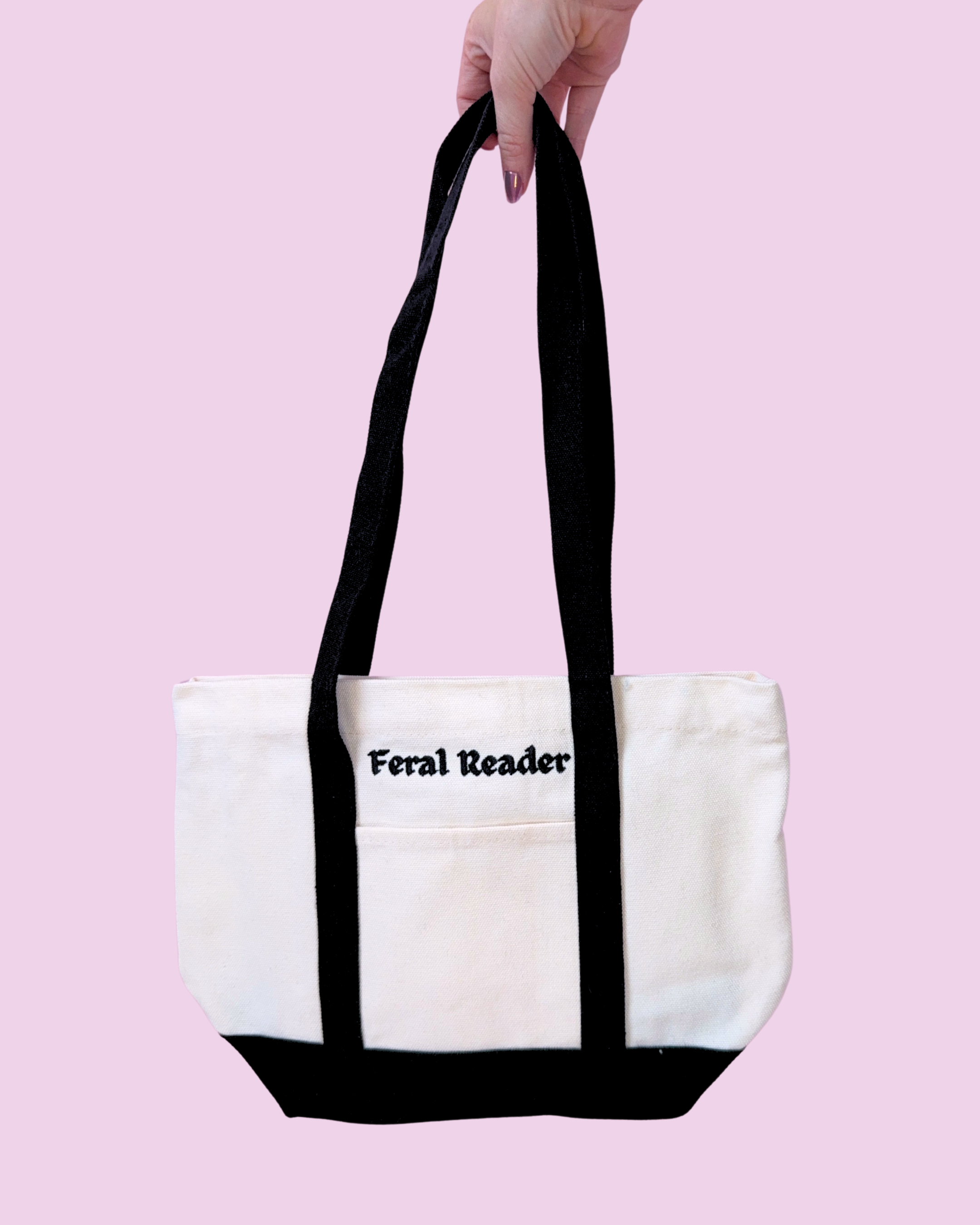 Feral Reader Mini Tote Bag