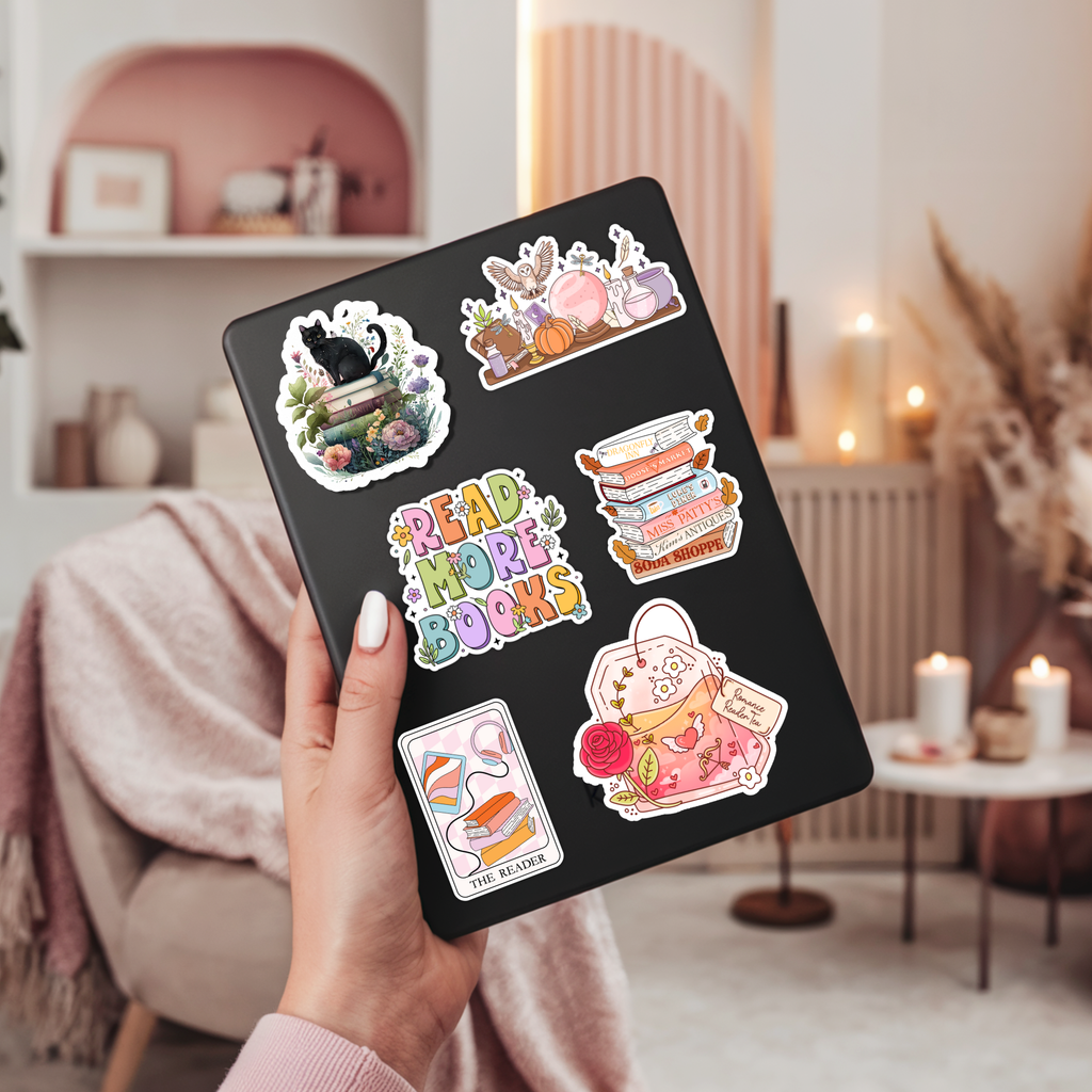 Romance Reader Tea Sticker | Bookish Romance