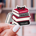 Morally Gray Book Stack Sticker | Romance Reader