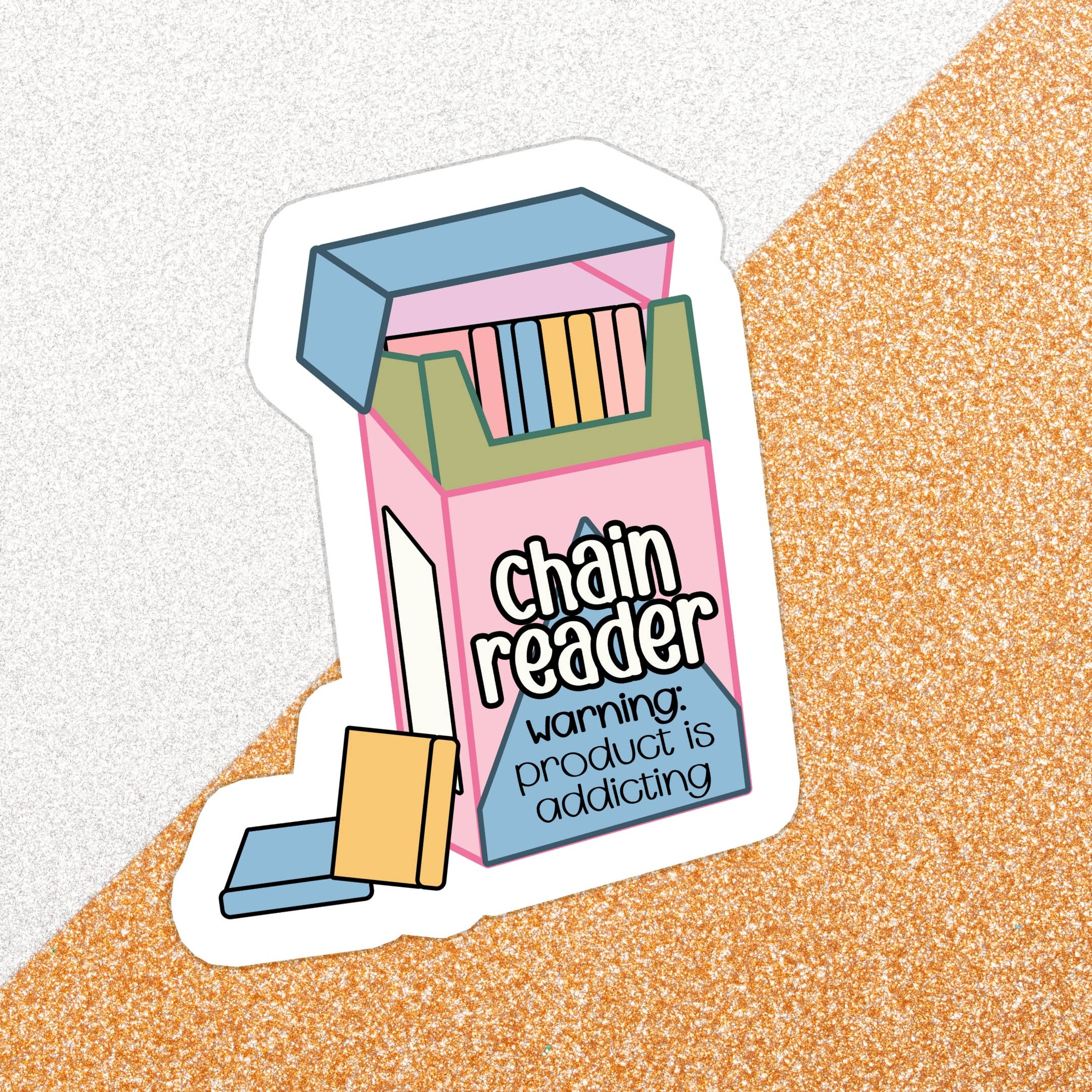 Chain Reader Waterproof Vinyl Sticker